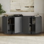 Nordure Consola Antracita y Negro